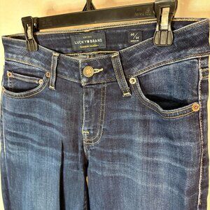Lucky Brand Lolita Boot Jeans 00/24 Dark Wash Stretch Denim